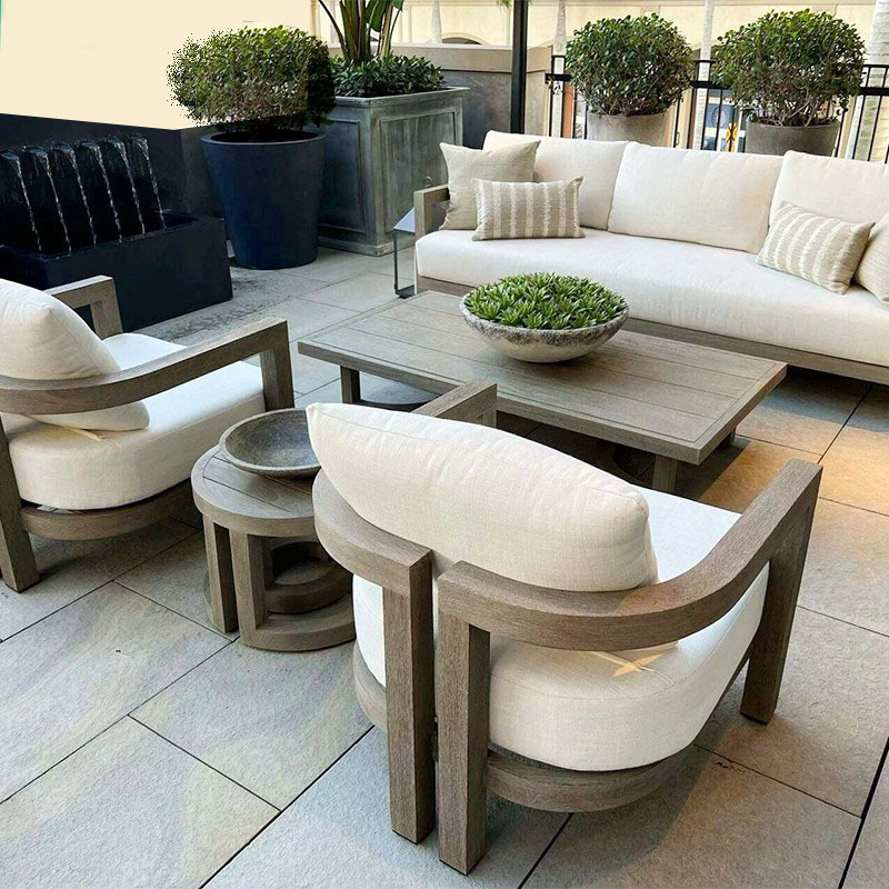 Outdoor Furniture On Sale - Set Sofa Kayu Jati Teras Taman