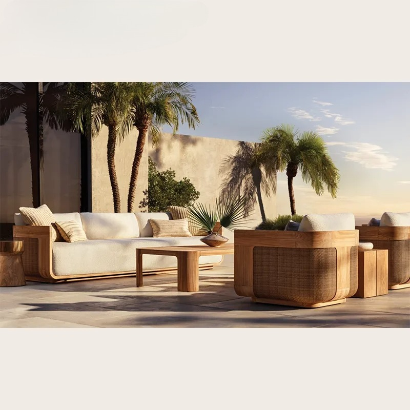 Outdoor Furniture On Sale - Set Sofa Jati Luar Ruangan Furnitur