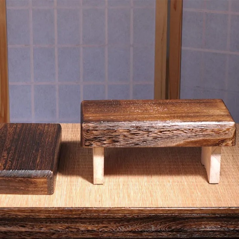 Outdoor Furniture Japanese Style - Bangku Lipat Kayu Portabel untuk Anak-Anak