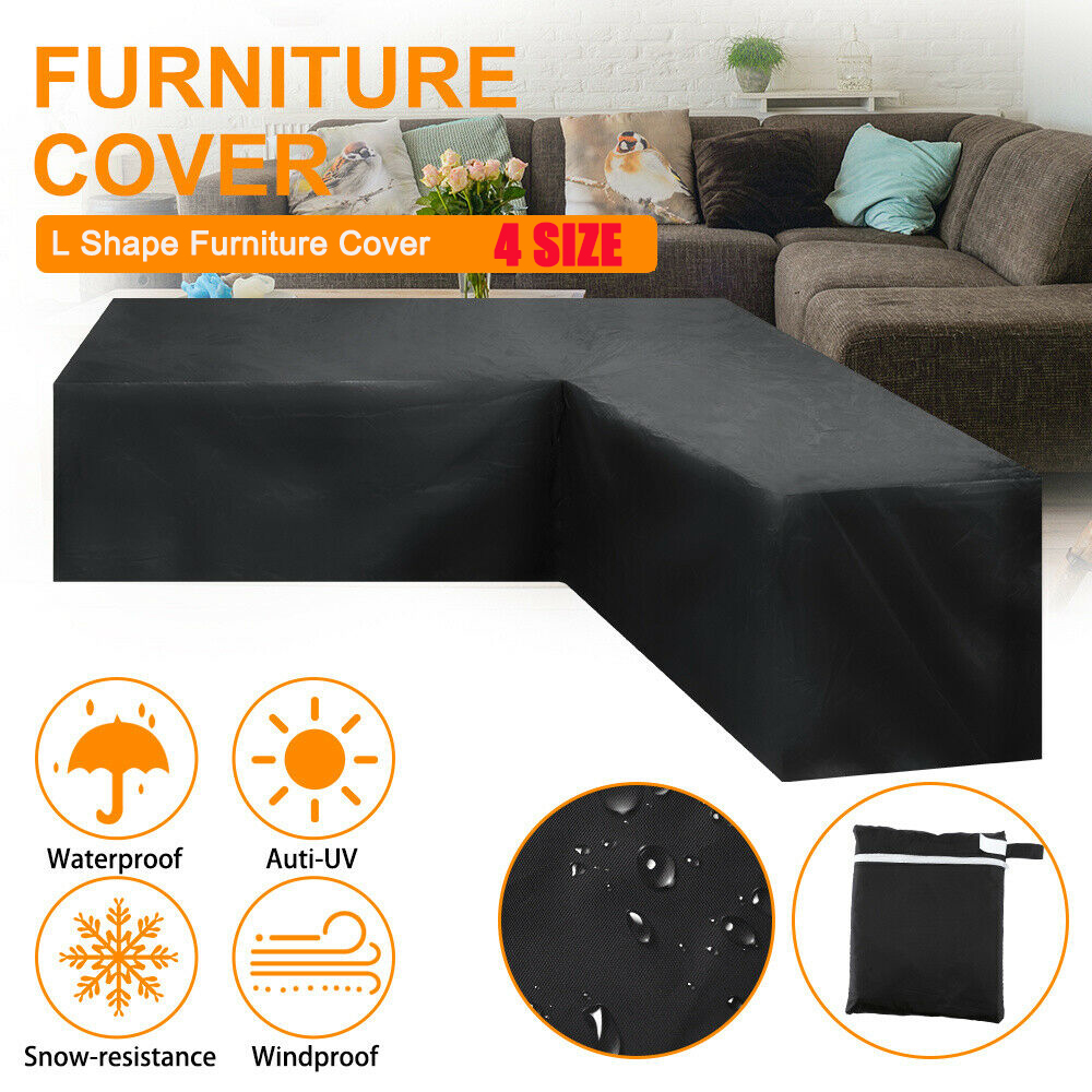 Outdoor Furniture Cover Xl - Penutup Furnitur Bentuk L Tahan Air