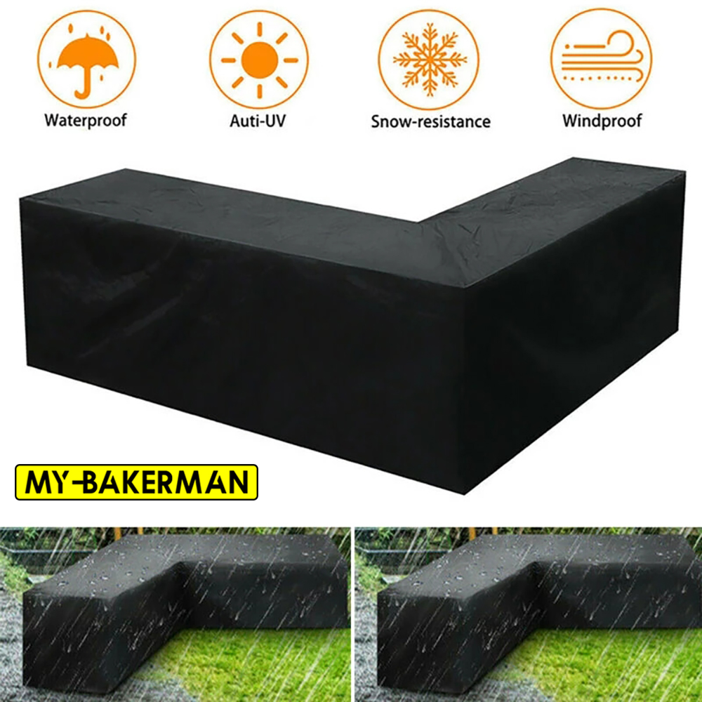 Outdoor Furniture Cover Xl - Penutup furnitur sudut tahan air, bentuk