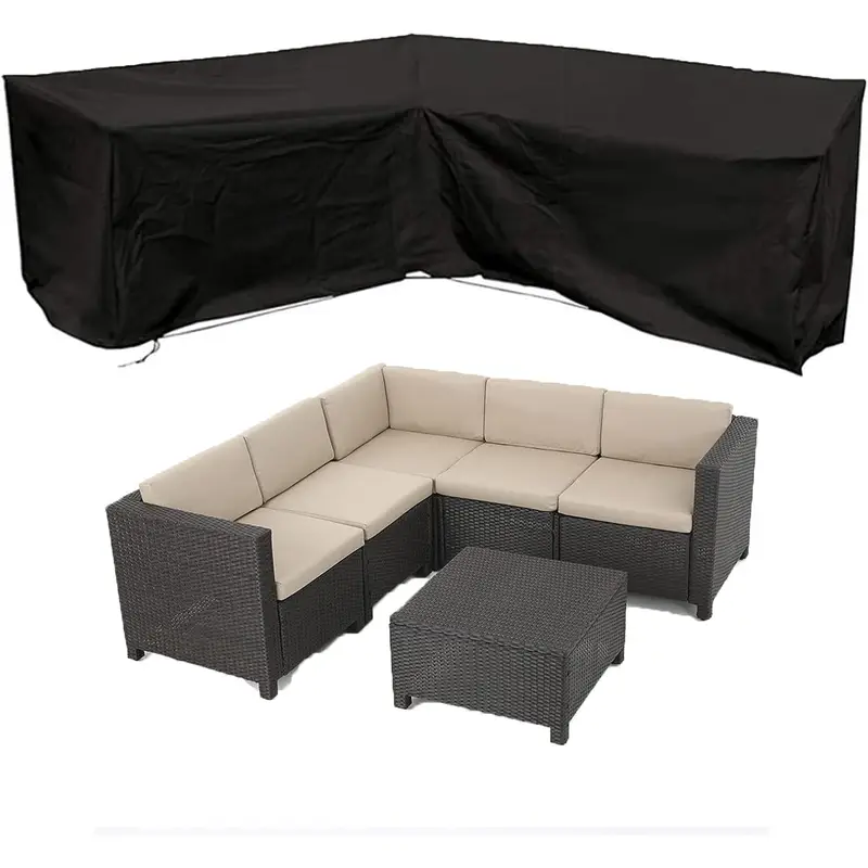 Outdoor Furniture Cover Xl - Penutup Sofa Luar Ruangan Bentuk L
