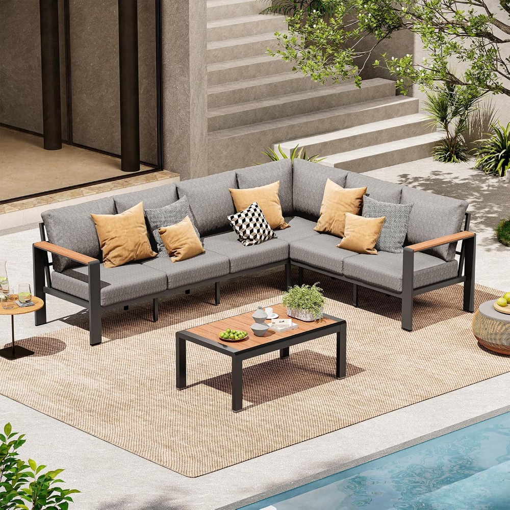 Outdoor Furniture In Sale - Set Furnitur Teras Luar Ruangan Aluminium