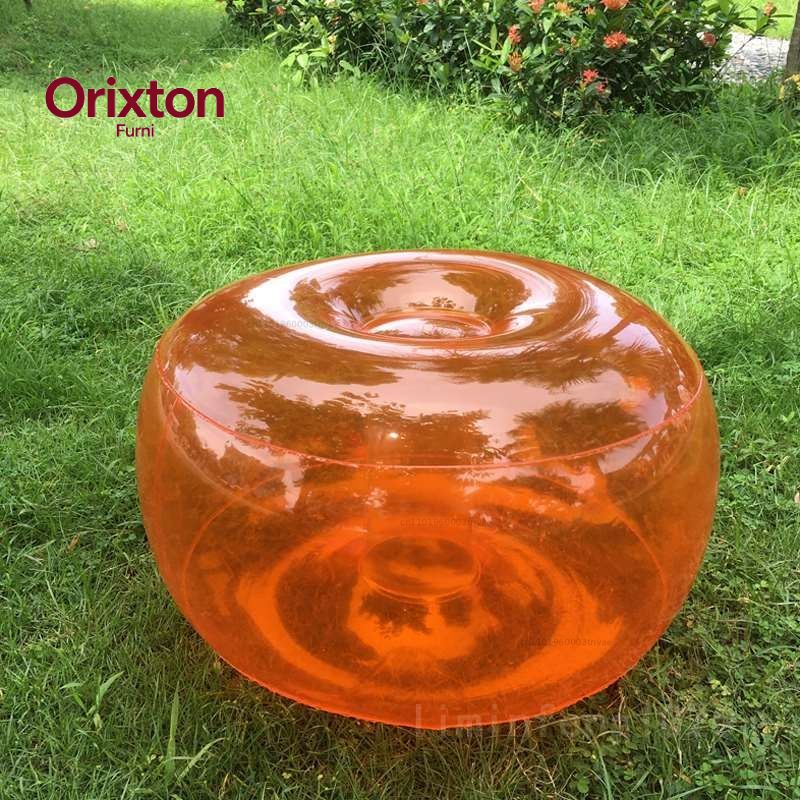 Outdoor Furniture Small - Kursi Tiup Luar Ruangan, Sandaran Kaki,