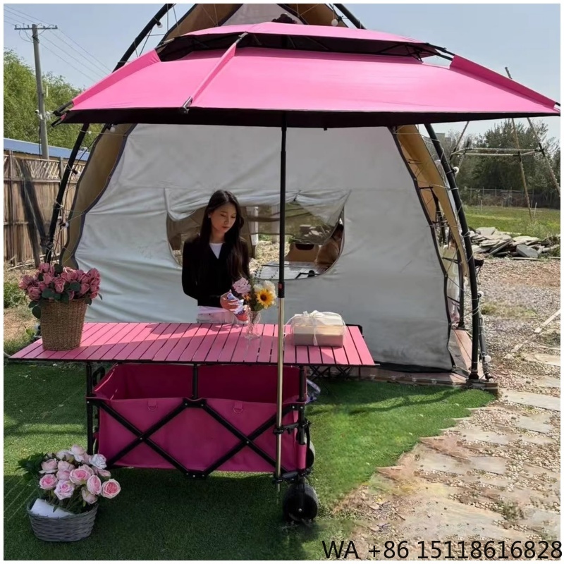 Outdoor Furniture Heavy Duty - Gerobak Lipat Tugas Berat 420L Berkualitas