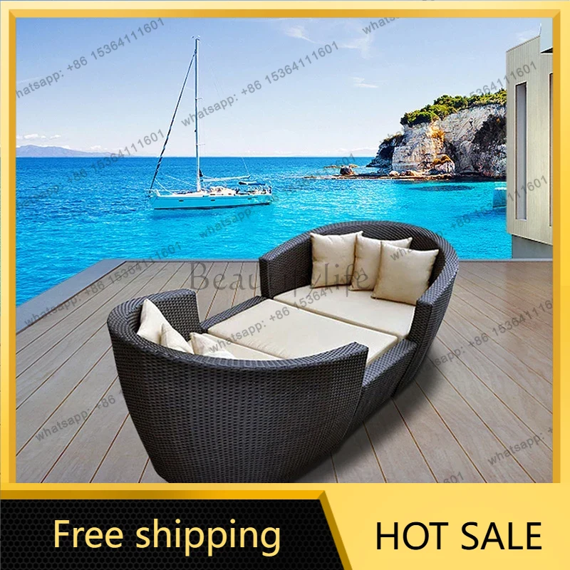 zj.Simplicity Leisure Sofa Tam - Outdoor Furniture Japanese Style ulasan dan harga