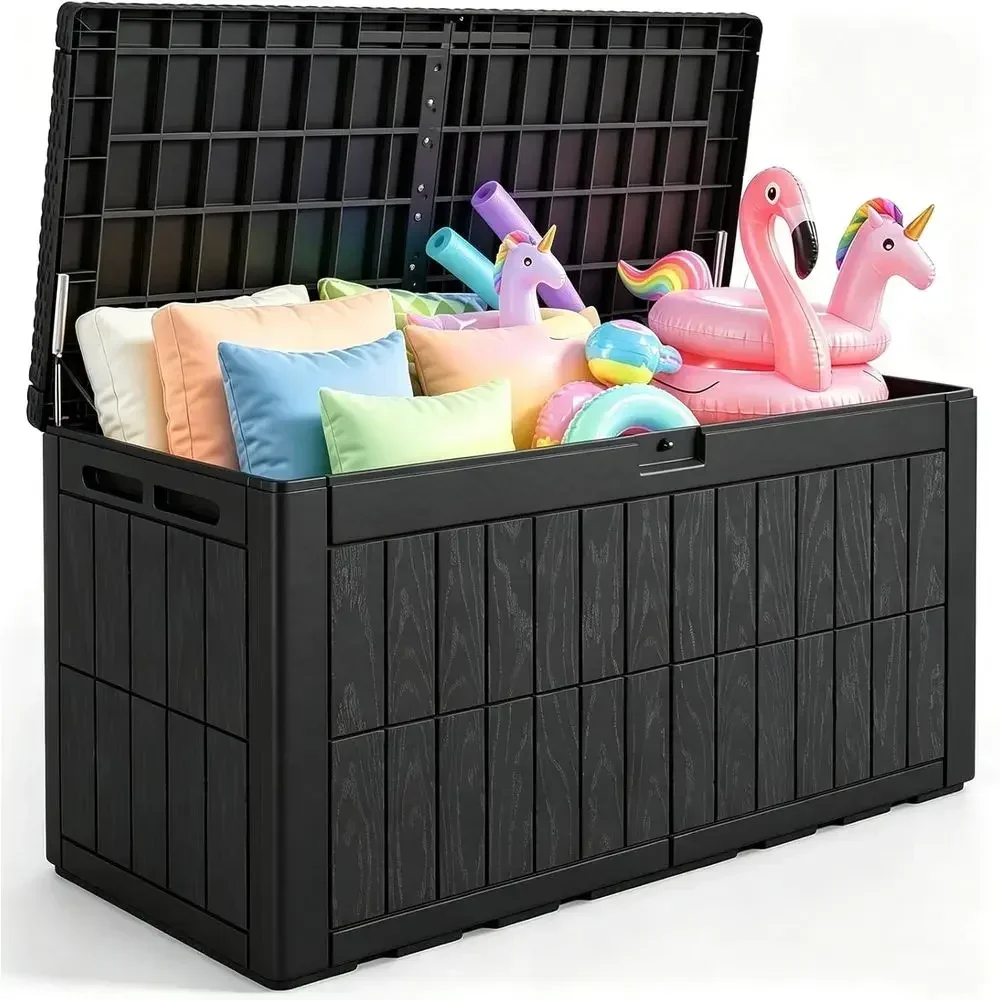Kotak Penyimpanan Dek Besar 12 - Garden Storage Box ulasan dan harga