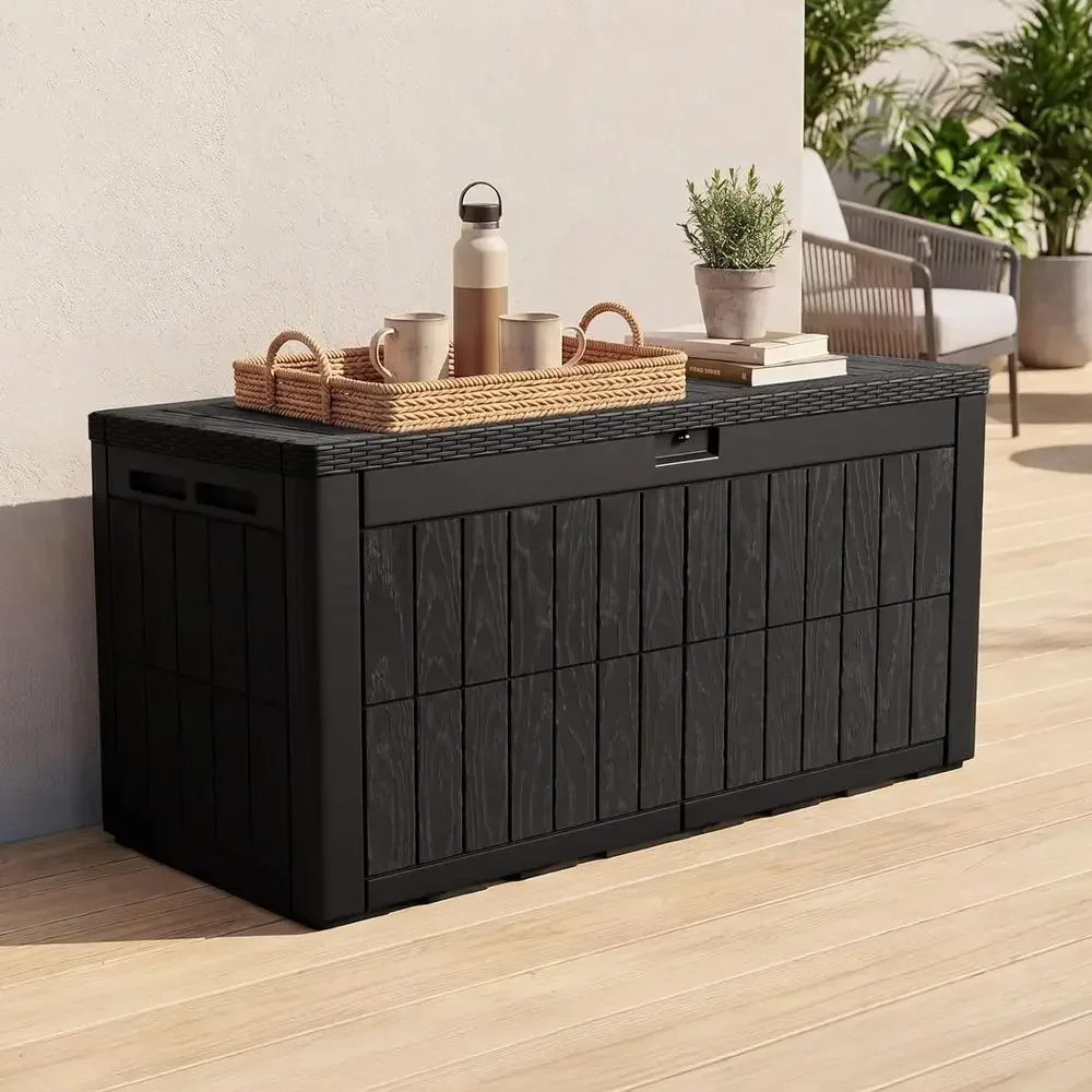 Kotak Penyimpanan Dek Besar 12 - Garden Storage Box ulasan dan harga