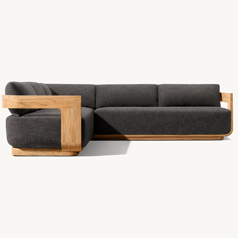 Set Sofa Taman Modern Kayu Jat - Outdoor Furniture On Sale ulasan dan harga