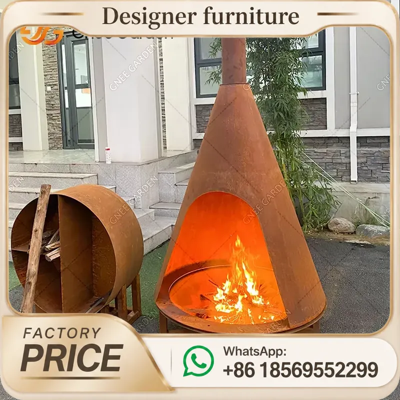 Kompor Pelet Kayu Portabel Den - Outdoor Furniture Modern ulasan dan harga