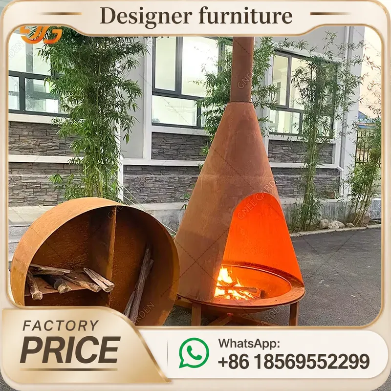 Kompor Pelet Kayu Portabel Den - Outdoor Furniture Modern ulasan dan harga