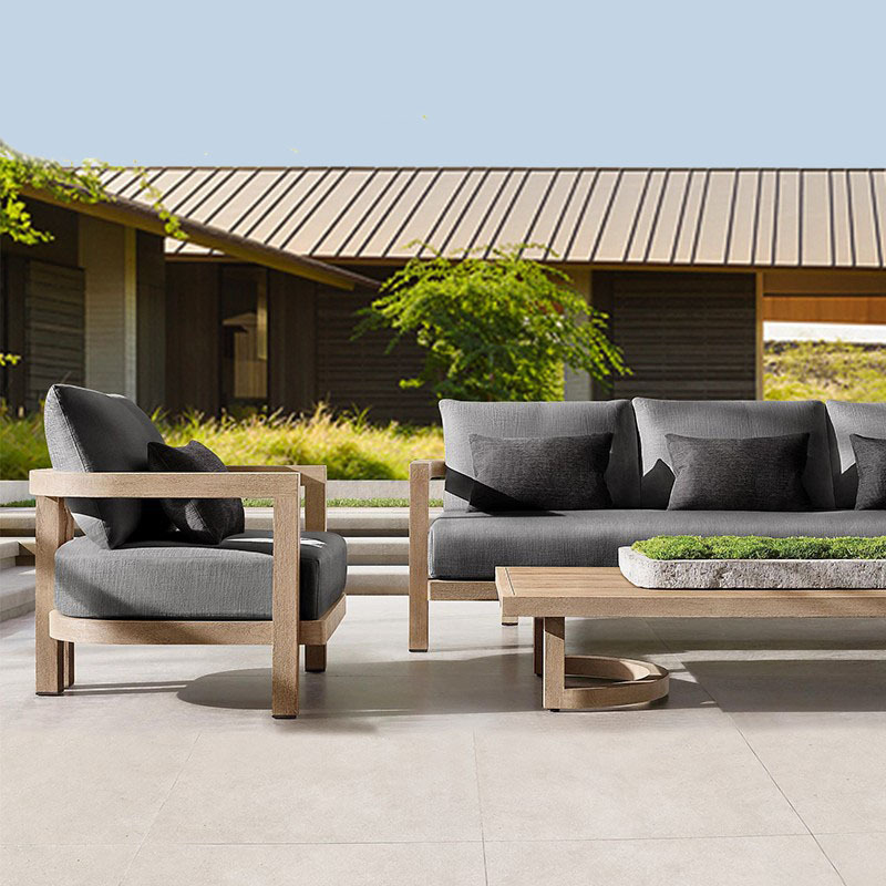 Set Sofa Kayu Jati Teras Taman - Outdoor Furniture On Sale ulasan dan harga