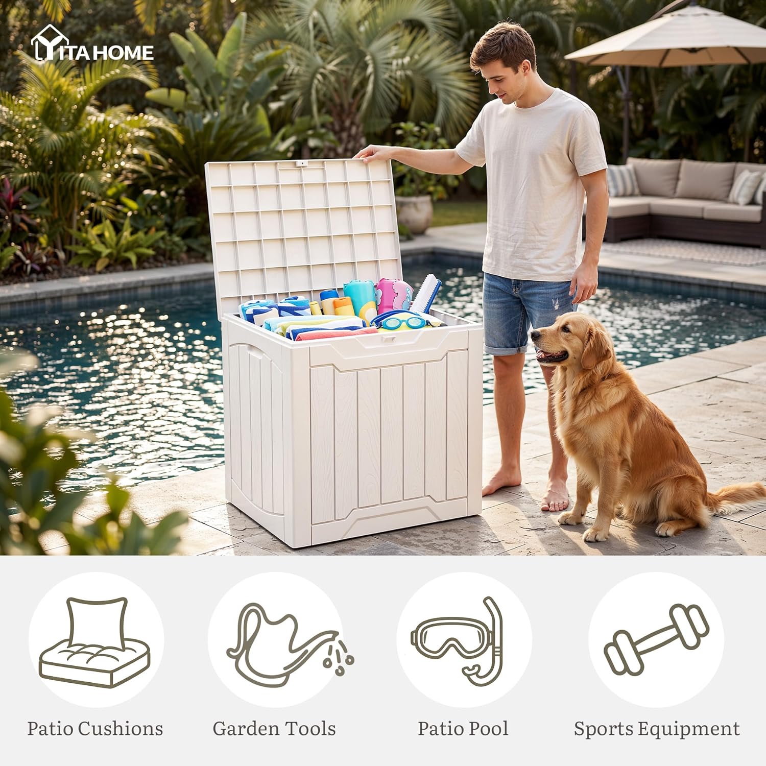 Set Kotak Penyimpanan Luar Rua - Garden Storage Box ulasan dan harga