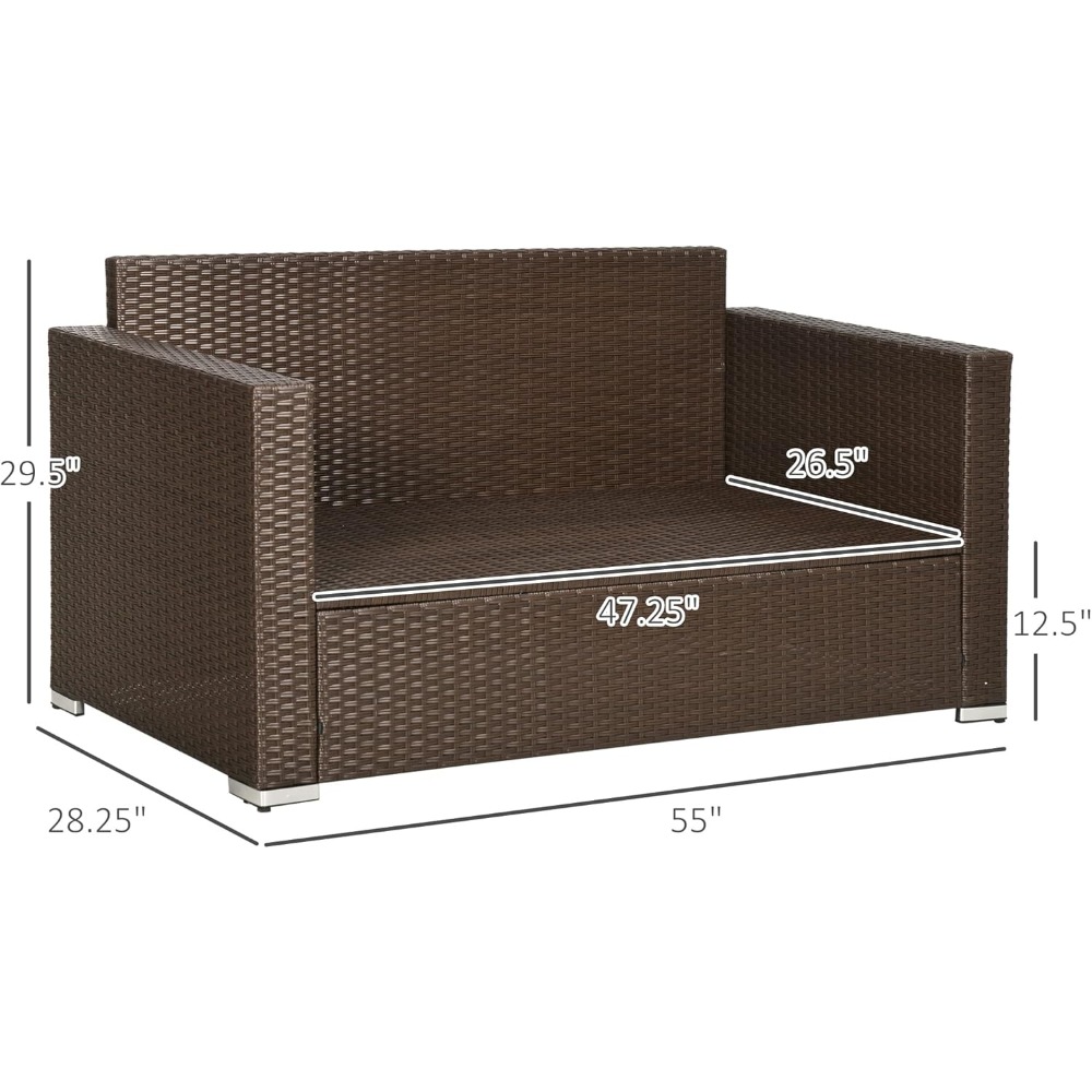 Kombinasi Sofa Rotan Luar Ruan - Outdoor Furniture Small ulasan dan harga