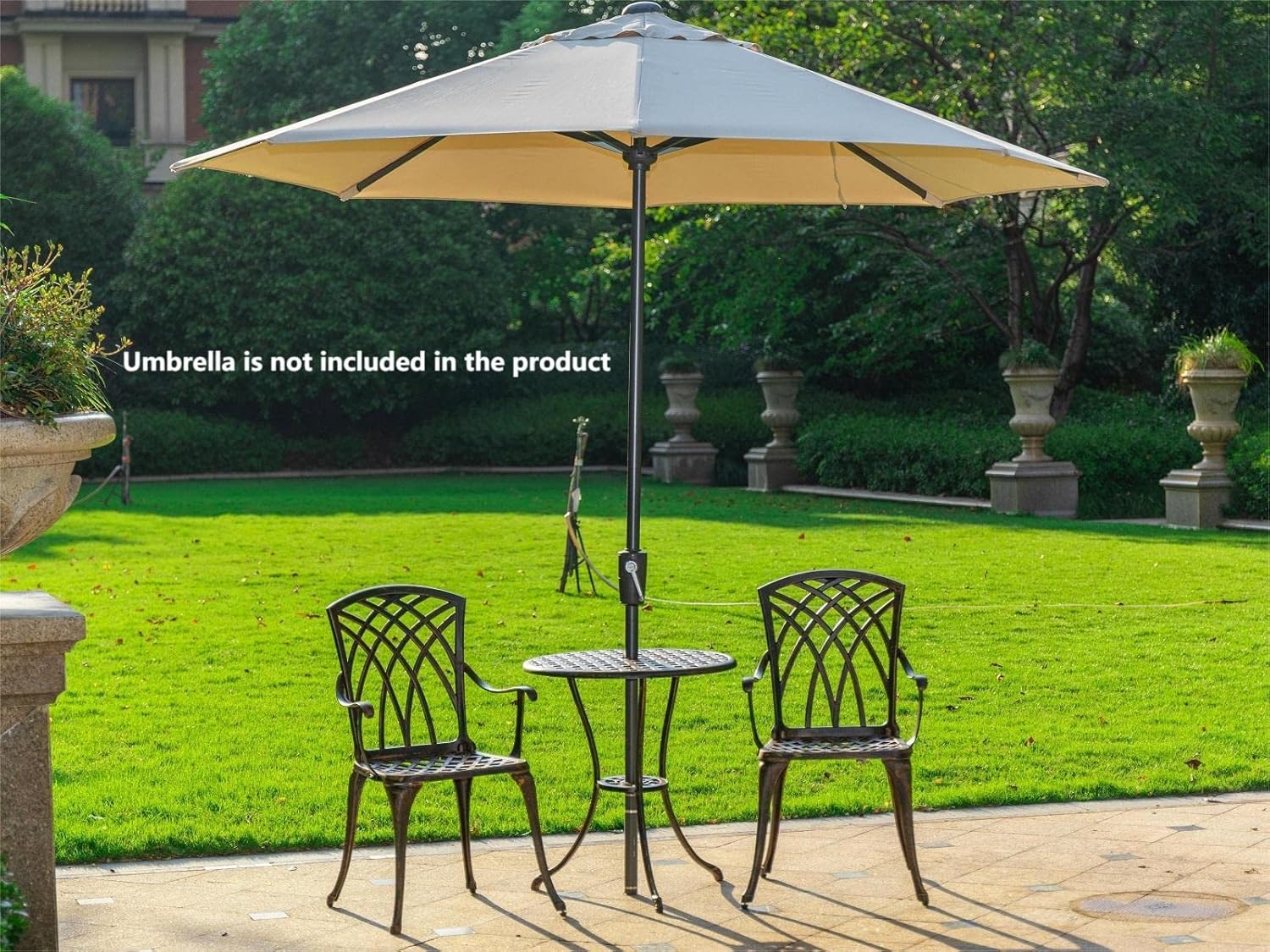 Set bistro luar ruangan 3 bagi - Outdoor Furniture Aluminium ulasan dan harga