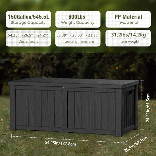 Kotak Penyimpanan Resin 150 Ga - Garden Storage Box ulasan dan harga