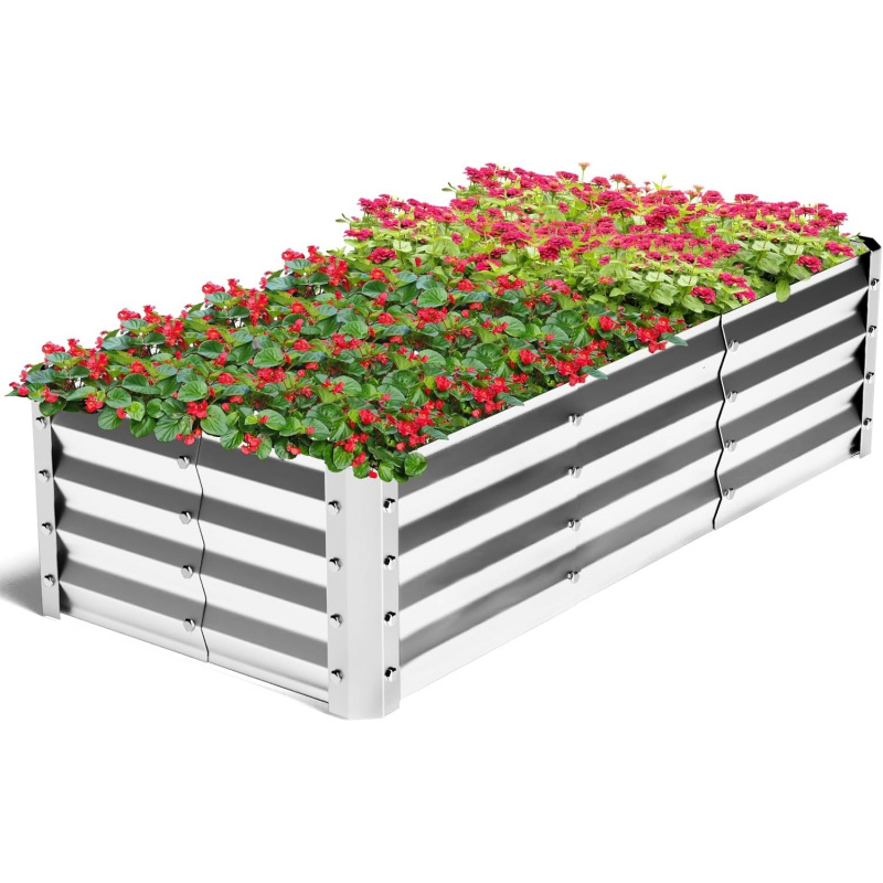 Kit Pot Tanam Taman Galvanis T - Garden Storage Box ulasan dan harga