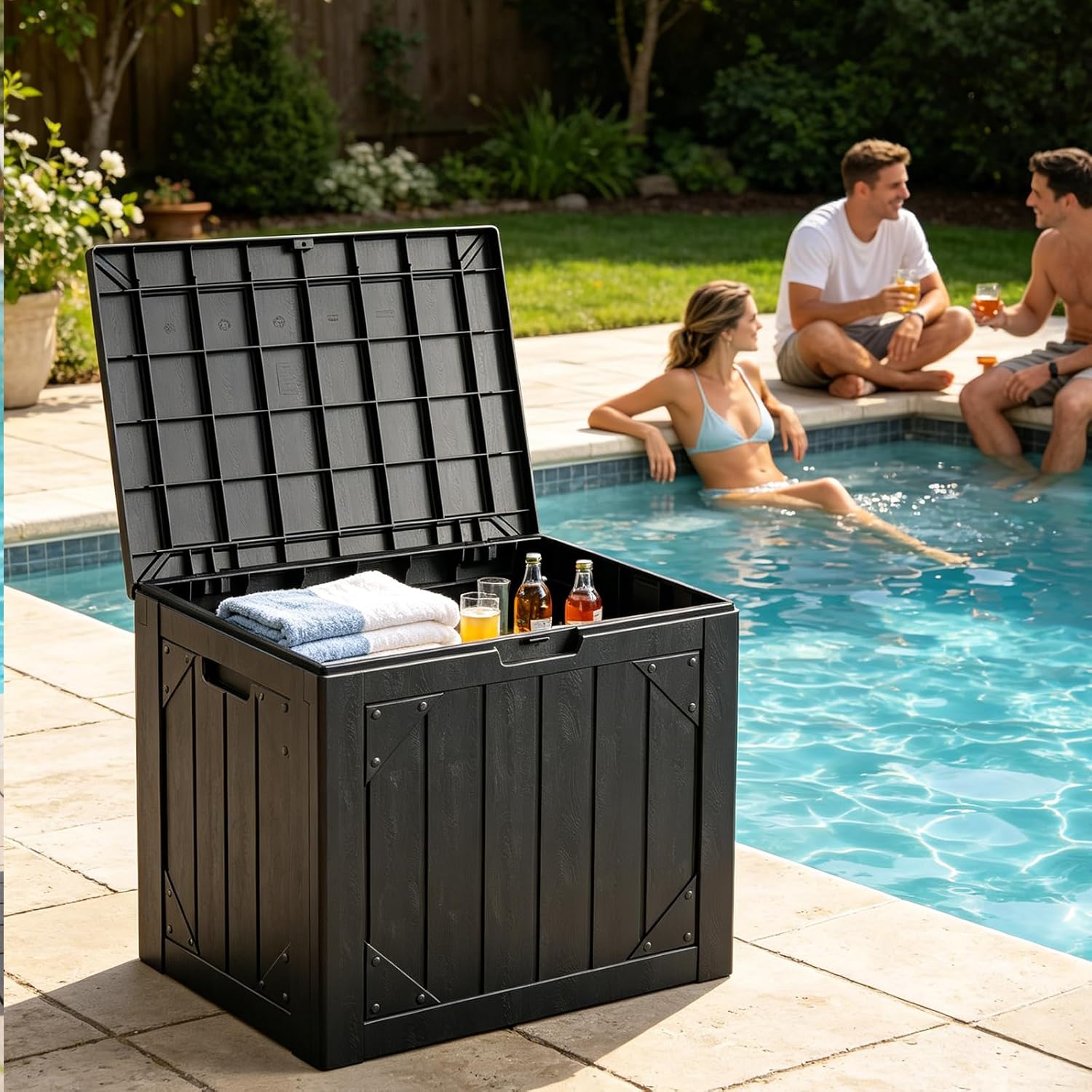 Kotak Penyimpanan Luar Ruangan - Garden Storage Box ulasan dan harga