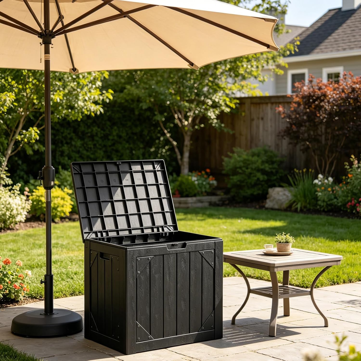 Kotak Penyimpanan Luar Ruangan - Garden Storage Box ulasan dan harga