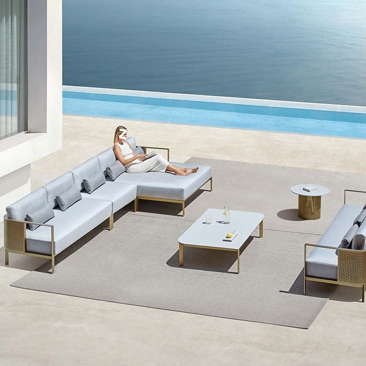 Meja dan Kursi Sofa Stainless  - Outdoor Furniture Sale ulasan dan harga