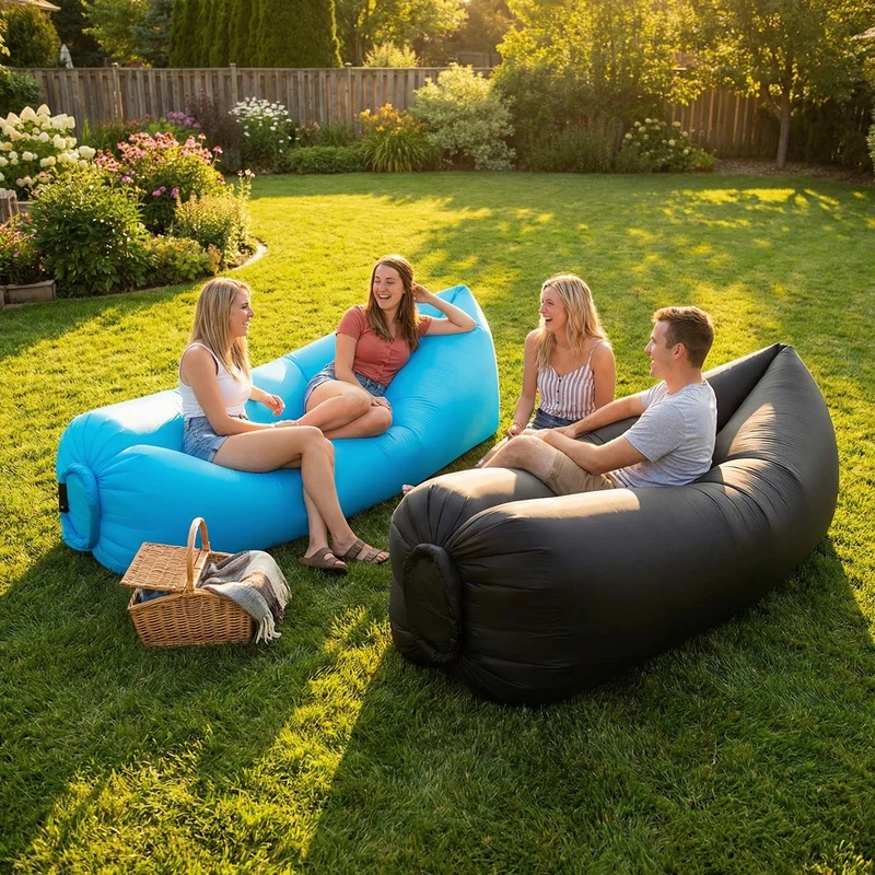 Sofa Tiup Portabel Ringan Taha - Outdoor Furniture Small ulasan dan harga