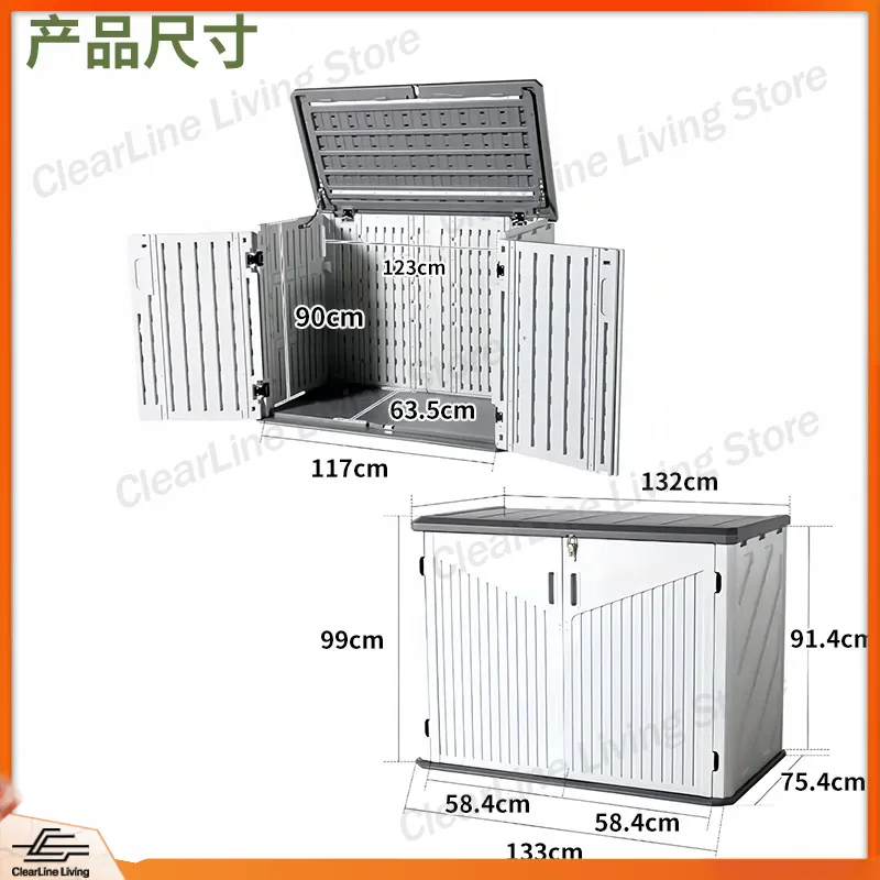 Lemari Penyimpanan Luar Ruanga - Garden Storage Box ulasan dan harga