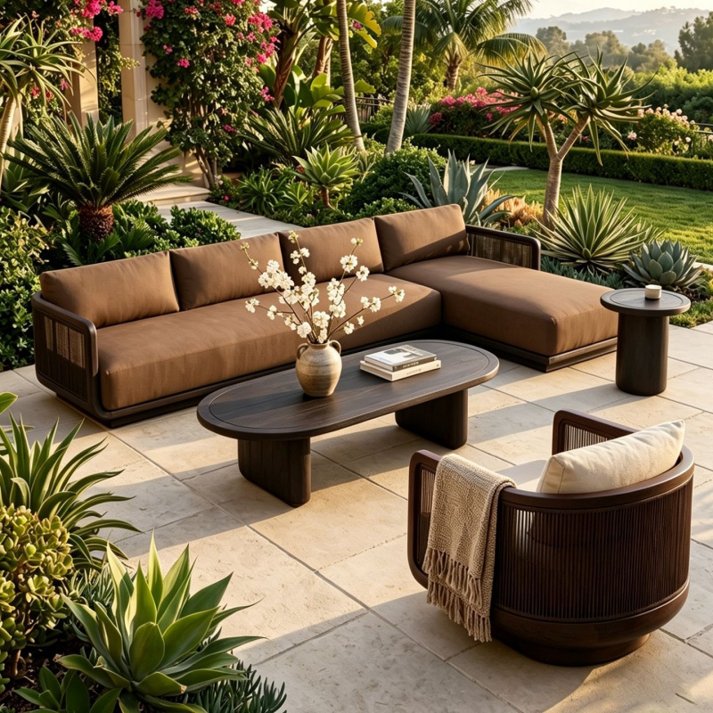 Set Meja dan Kursi Kayu Jati u - Outdoor Furniture On Sale ulasan dan harga