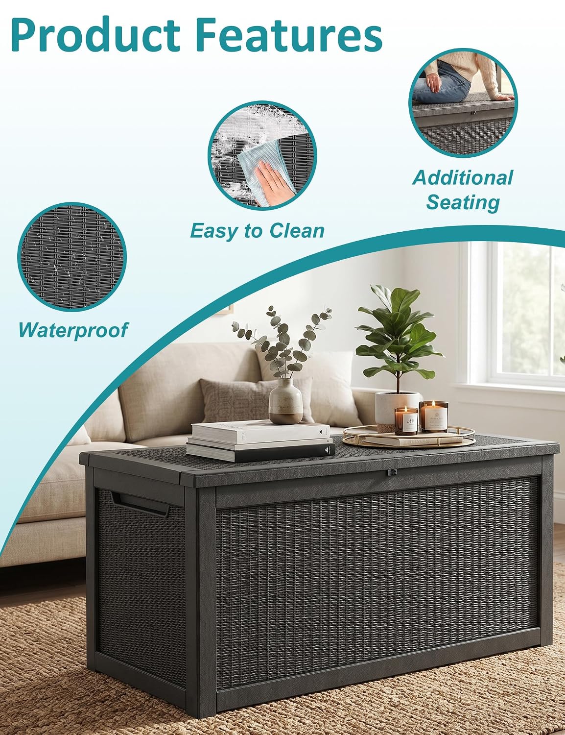 Kotak Penyimpanan Luar Ruangan - Garden Storage Box ulasan dan harga