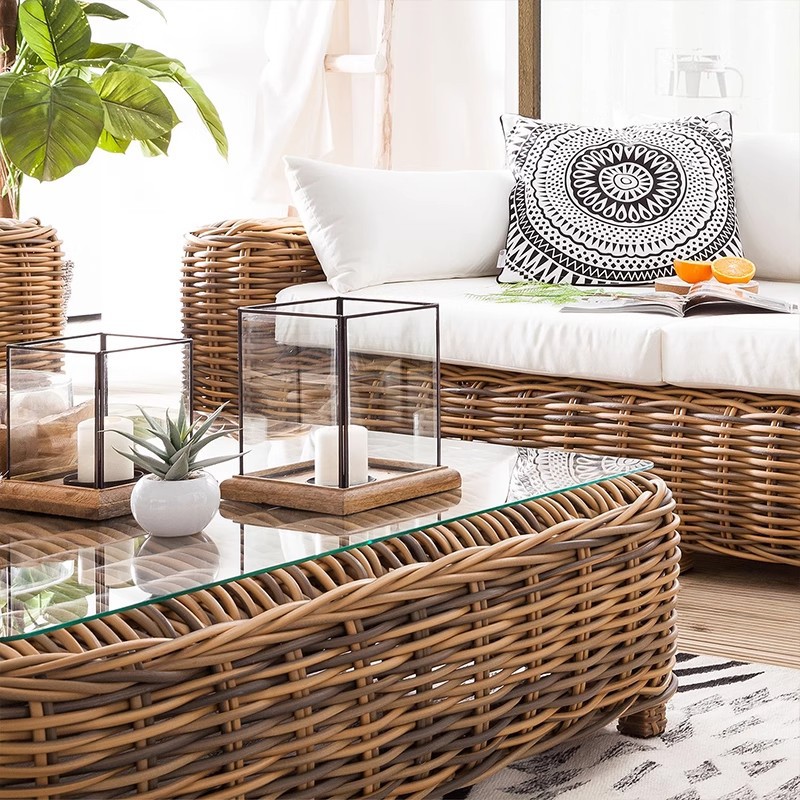 Set Sofa Rotan PE Taman Luar R - Outdoor Furniture On Sale ulasan dan harga